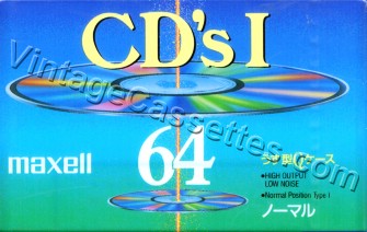 Maxell Maxell CD's I 1992–93 Type I Cassette Tape
