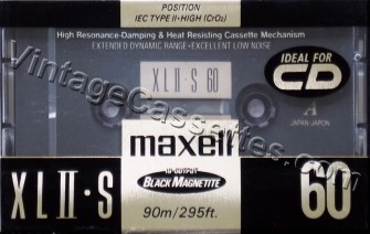 Maxell Maxell XLII-S 1991–92 Type II Cassette Tape