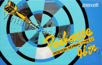 Maxell Maxell Pochette Blue 1988–89 Type I Cassette Tape