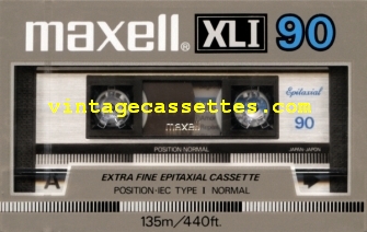 Maxell Maxell XLI 1985–86 Type I Cassette Tape