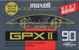Maxell Maxell GPX II 1992–93 Type II Cassette Tape