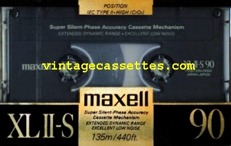 Maxell Maxell XLII-S 1988–89 Type II Cassette Tape