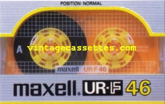 Maxell Maxell UR-F Type I  Each length has different color. 1985–87 Type I Cassette Tape