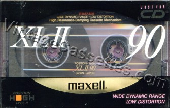 Maxell XLII 1990–91 Type II Cassette Tape