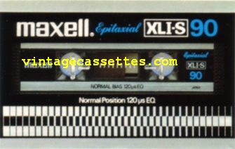 Maxell Maxell XLI-S Type I Japan Market. 1980–82 Type I Cassette Tape