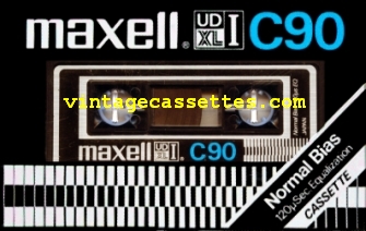 Maxell Maxell UDXLI Type I USA Market. 1980–82 Type I Cassette Tape