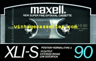Maxell Maxell XLI-S 1985–87 Type I Cassette Tape