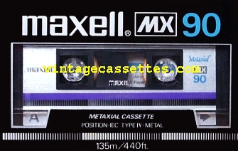 Maxell Maxell MX 1985–86 Type IV Cassette Tape