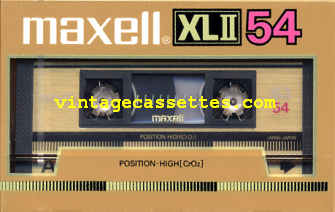 Maxell Maxell XLII 1985–87 Type II Cassette Tape