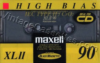 Maxell Maxell XLII 1994–95 Type II Cassette Tape