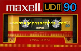 Maxell Maxell UDII 1985–87 Type II Cassette Tape