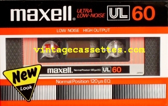 Maxell Maxell UL Type I Japan Market 1982–84 Type I Cassette Tape