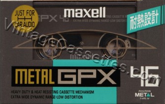 Maxell Maxell Metal GPX 1992–93 Type IV Cassette Tape