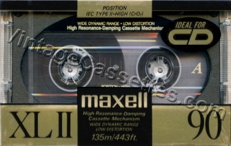 Maxell Maxell XLII 1991–92 Type II Cassette Tape