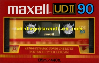 Maxell Maxell UDII 1986–87 Type II Cassette Tape