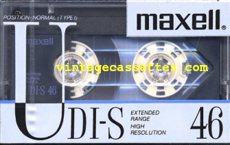 Maxell Maxell UDI-S Type I Japan market 1988–89 Type I Cassette Tape