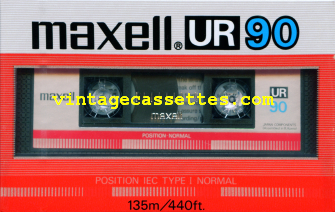 Maxell Maxell UR 1985–86 Type I Cassette Tape