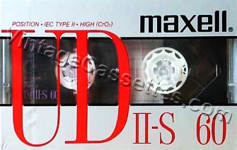 Maxell Maxell UDII-S Type II 1986–87 Type II Cassette Tape
