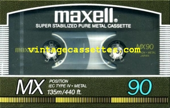 Maxell Maxell MX Type IV 1986–87 Type IV Cassette Tape