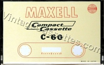 Maxell Maxell C-60 1967–69 Type I Cassette Tape