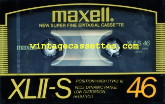 Maxell Maxell XLII-S 1985–87 Type II Cassette Tape