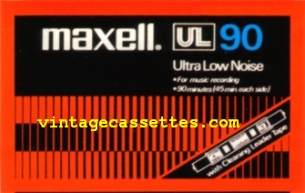 Maxell Maxell UL 1980–82 Type I Cassette Tape