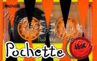 Maxell Maxell Pochette Orange Type I 1988–89 Type I Cassette Tape