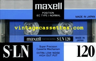 Maxell Maxell S-LN 1990–91 Type I Cassette Tape