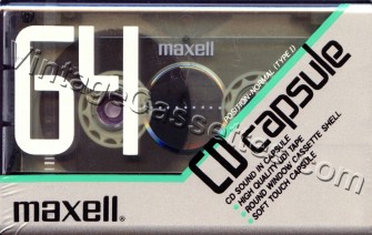 Maxell Maxell CD Capsule 1990–91 Type I Cassette Tape