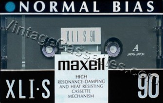 Maxell Maxell XLI-S 1992–96 Type I Cassette Tape