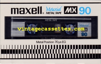 Maxell Maxell MX Type IV Later Edition 1980–82 Type IV Cassette Tape