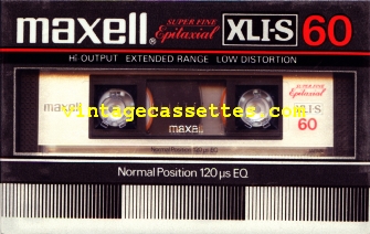 Maxell Maxell XLI-S Type I Japan Market. 1982–84 Type I Cassette Tape