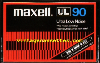 Maxell Maxell UL 1978–79 Type I Cassette Tape
