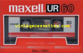 Maxell Maxell UR 1986–87 Type I Cassette Tape