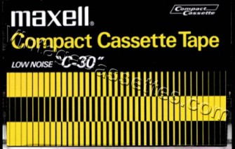 Maxell Maxell Low Noise C-30 1970–71 Type I Cassette Tape