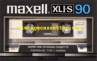 Maxell Maxell XLI-S 1985–86 Type I Cassette Tape