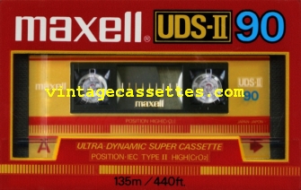 Maxell Maxell UDII-S Type II USA version of UDII 1986–87 Type II Cassette Tape