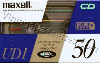 Maxell Maxell UDI 1990–91 Type I Cassette Tape