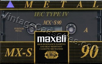 Maxell Maxell MX-S 1994–95 Type IV Cassette Tape