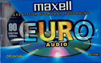 Maxell Maxell Euro Audio 1996–98 Type I Cassette Tape