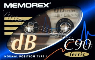Memorex Memorex dB 1993–94 Type I Cassette Tape