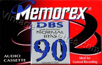 Memorex Memorex DBS 1997–99 Type I Cassette Tape