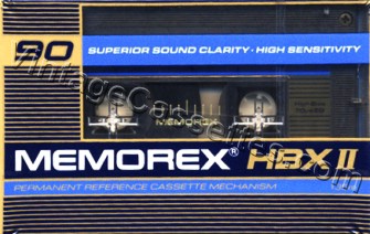 Memorex Memorex HBX II 1987–88 Type II Cassette Tape