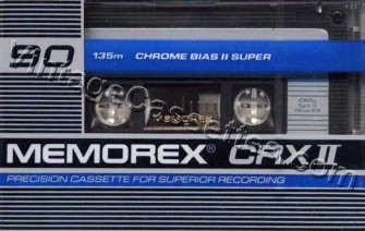Memorex Memorex CRX II 1987–88 Type II Cassette Tape