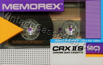 Memorex Memorex CRX II S 1989–90 Type II Cassette Tape