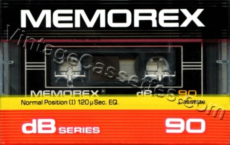 Memorex Memorex DB 1985–86 Type I Cassette Tape