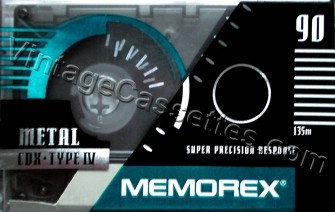 Memorex Memorex CDX IV 1993–94 Type IV Cassette Tape