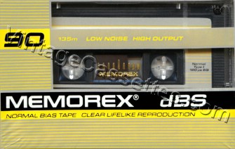 Memorex Memorex dBS 1987–88 Type I Cassette Tape