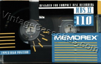 Memorex Memorex HBS II 1993–94 Type II Cassette Tape