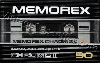 Memorex Memorex Chrome II 1982–84 Type II Cassette Tape